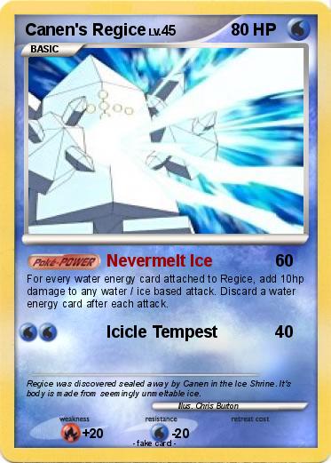 Pokemon Canen's Regice
