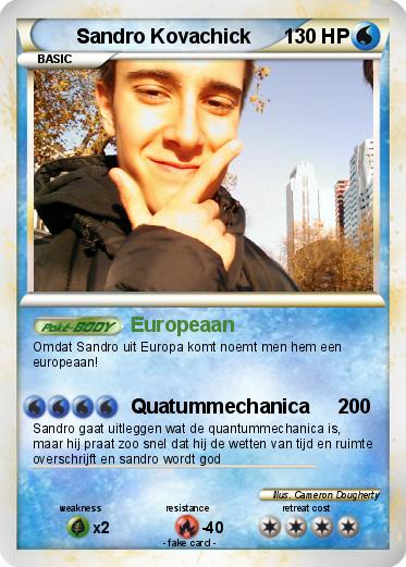 Pokemon Sandro Kovachick