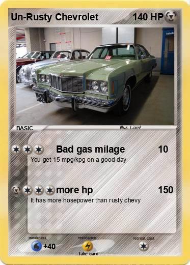 Pokemon Un-Rusty Chevrolet