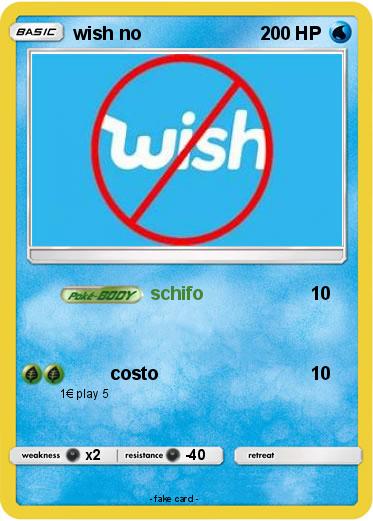 Pokemon wish no