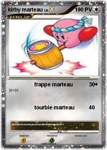 Pokemon kirby marteau