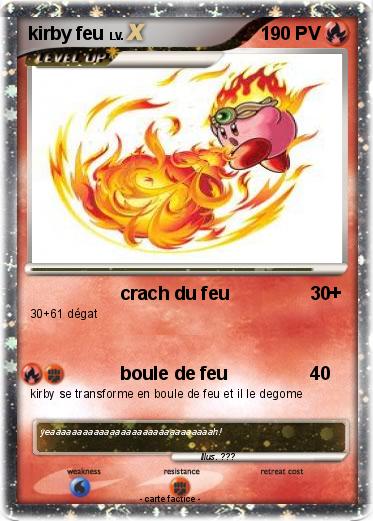 Pokemon kirby feu