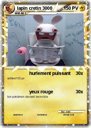 Pokemon lapin cretin 3000
