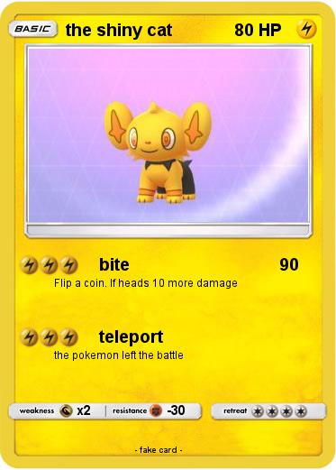Pokemon the shiny cat