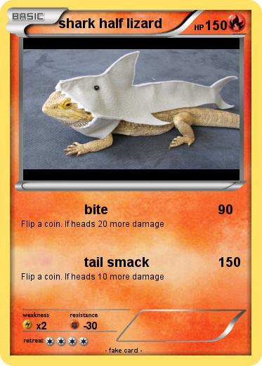 Pokemon shark half lizard