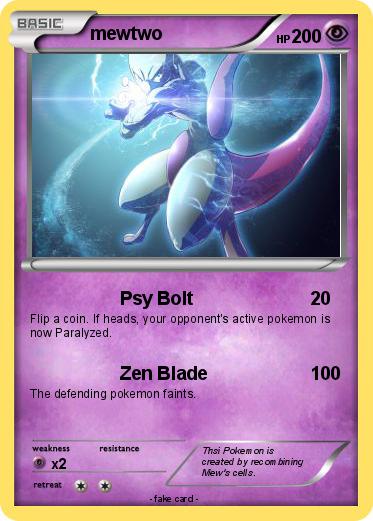 Pokemon mewtwo