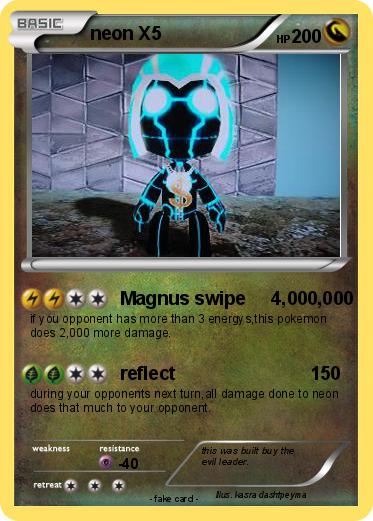 Pokemon neon X5
