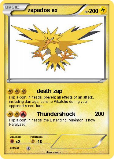 Pokemon zapados ex