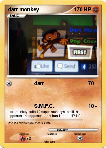 Pokemon dart monkey