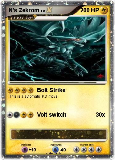Pokemon N's Zekrom