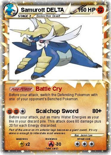 Pokemon Samurott DELTA