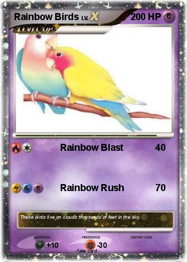 Pokemon Rainbow Birds