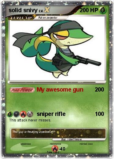 Pokemon solid snivy