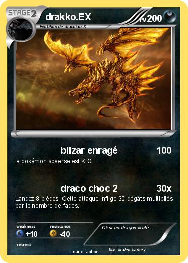 Pokemon drakko.EX