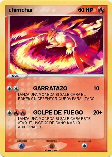 Pokemon chimchar
