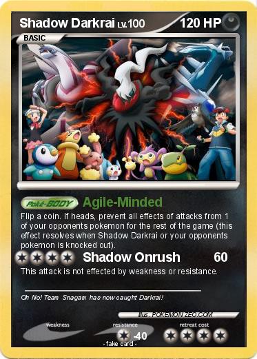 Pokemon Shadow Darkrai