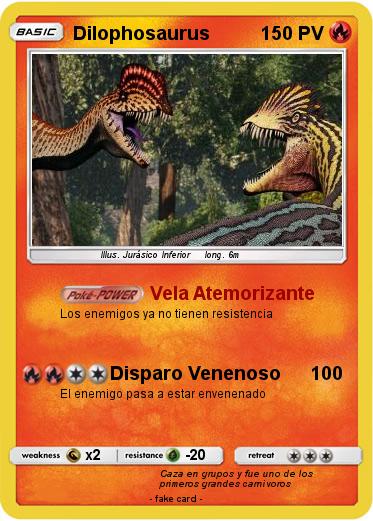 Pokemon Dilophosaurus