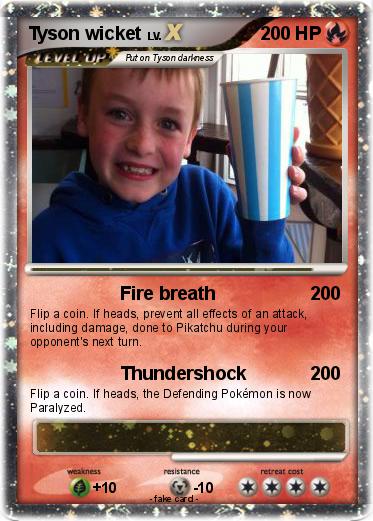 Pokemon Tyson wicket