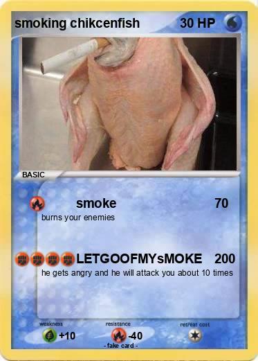 Pokemon smoking chikcenfish