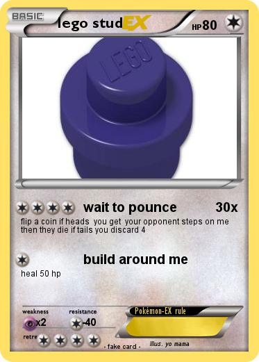 Pokemon lego stud