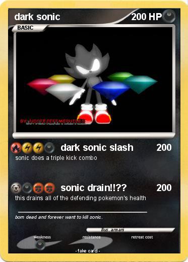 Pokemon dark sonic