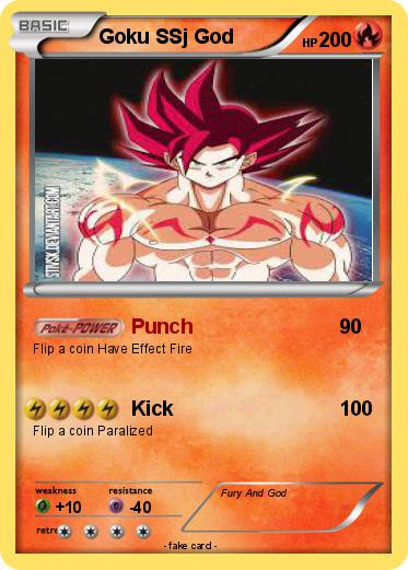 Pokemon Goku SSj God