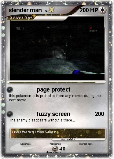 Pokemon slender man