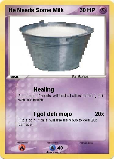 Pokemon He Needs Some Milk