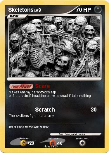 Pokemon Skeletons