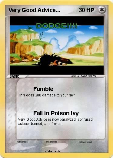 Pokemon Very Good Advice...