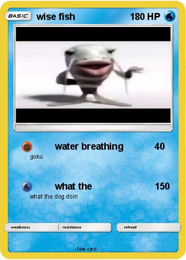 Pokemon wise fish