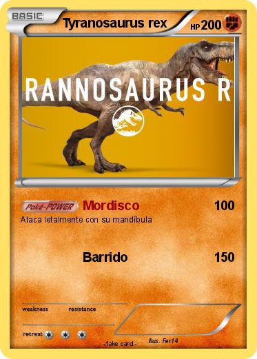 Pokemon Tyranosaurus rex