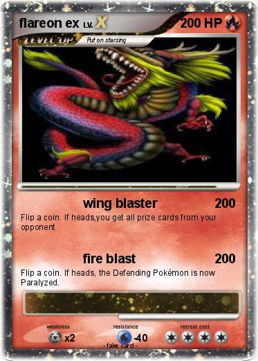 Pokemon flareon ex