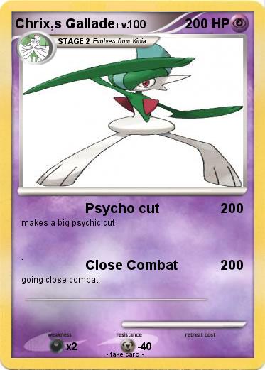 Pokemon Chrix,s Gallade