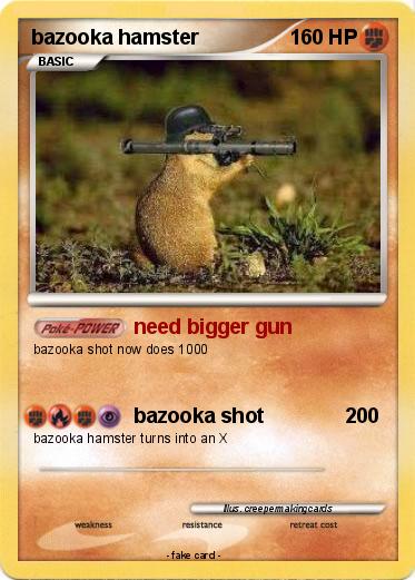 Pokemon bazooka hamster