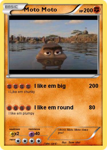 Pokemon Moto Moto