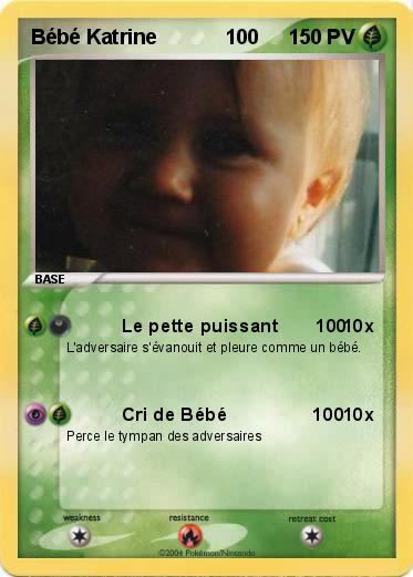 Pokemon Bébé Katrine            100