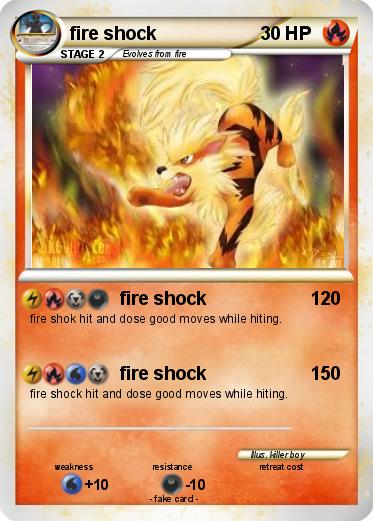 Pokemon fire shock