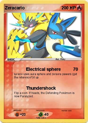 Pokemon Zeracario