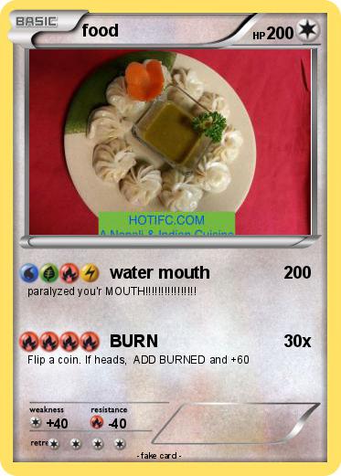 Pokemon food