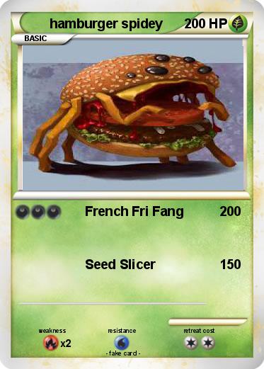 Pokemon hamburger spidey