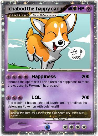 Pokemon Ichabod the happy canine