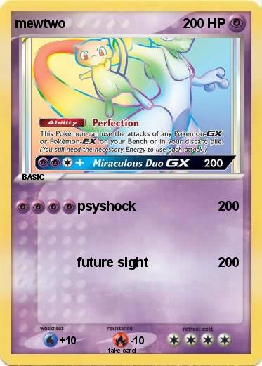 Pokemon mewtwo
