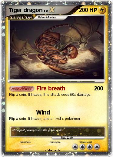 Pokemon Tiger dragon