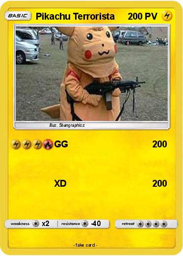 Pokemon Pikachu Terrorista