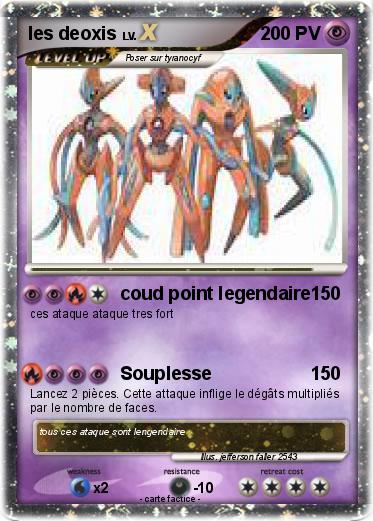 Pokemon les deoxis