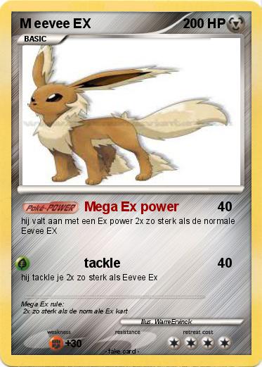 Pokemon M eevee EX