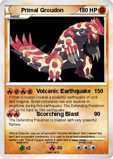 Pokemon Primal Groudon