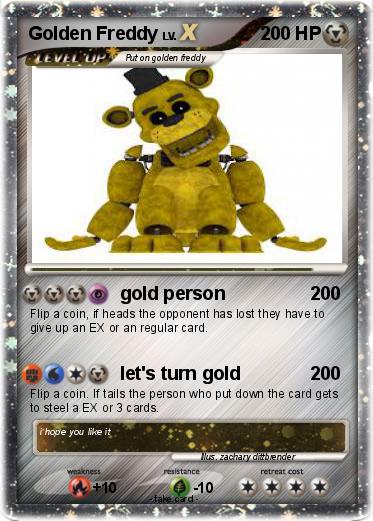 Pokemon Golden Freddy