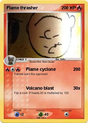 Pokemon Flame thrasher